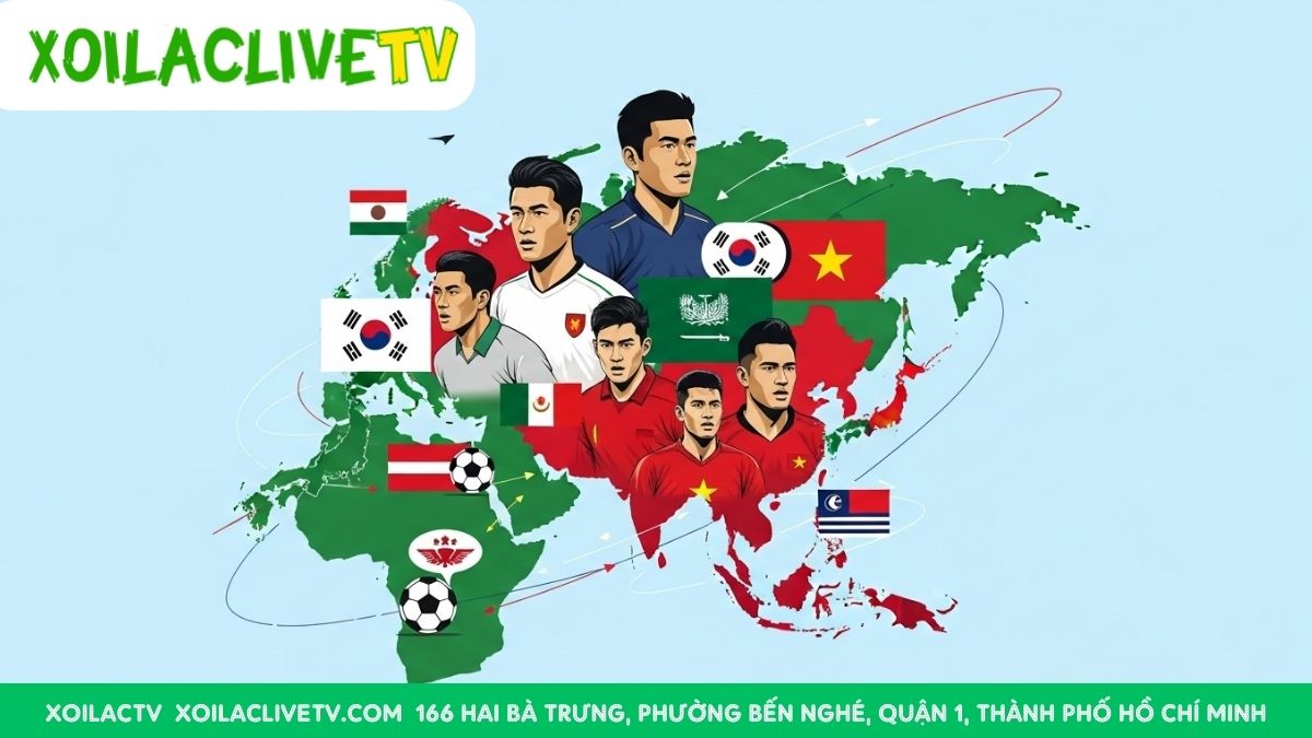 Nơi hội tụ những nền bóng đá hàng đầu: Asian Cup là sân chơi để các đội tuyển khẳng định vị thế và vươn tầm thế giới.