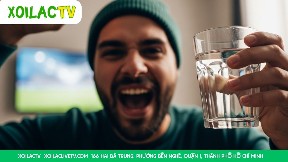 Thức đêm xem bóng đá cũng có thể "healthy". Hãy giữ sự tỉnh táo bằng nước lọc, trà thảo mộc để không bỏ lỡ giây phút kịch tính nào.