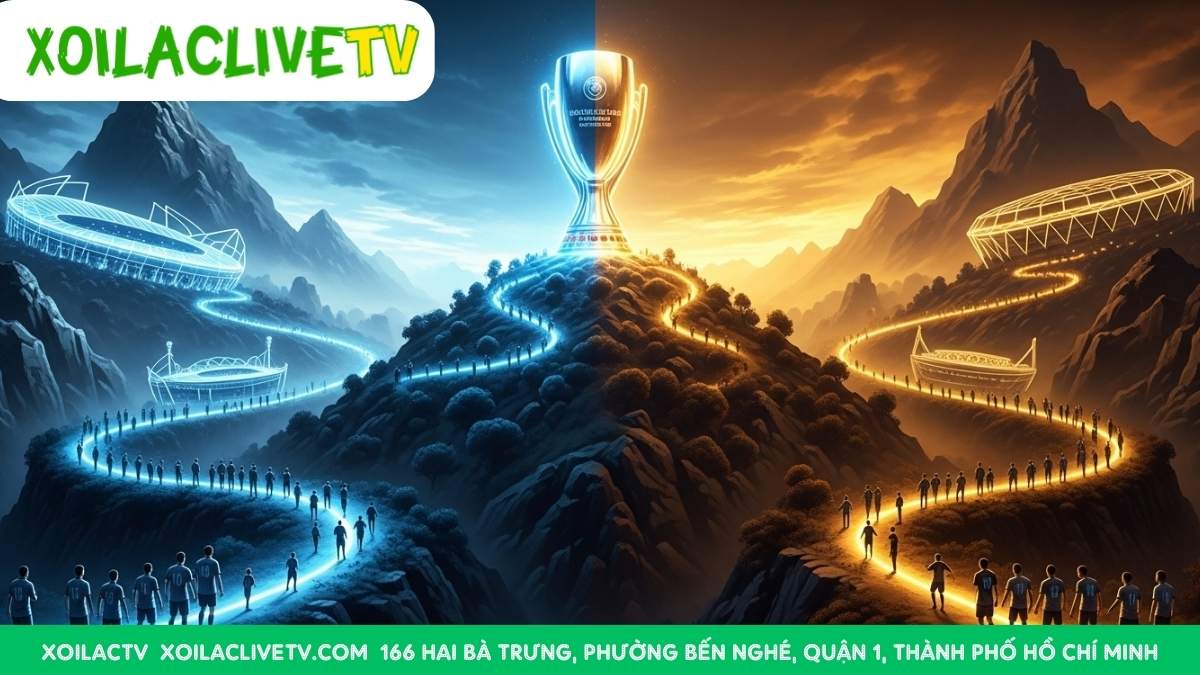 Con đường đến vinh quang. Mỗi hành trình là khác nhau, nhưng đích đến là một. Chiếc cúp Siêu cúp UEFA là phần thưởng cuối cùng cho hai chiến dịch huyền thoại của bóng đá châu Âu.