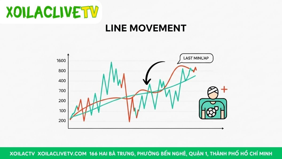 Phân tích biến động: Tỷ lệ kèo không nói dối, nó phản ánh mọi thông tin từ thị trường, kể cả tin chấn thương phút chót.