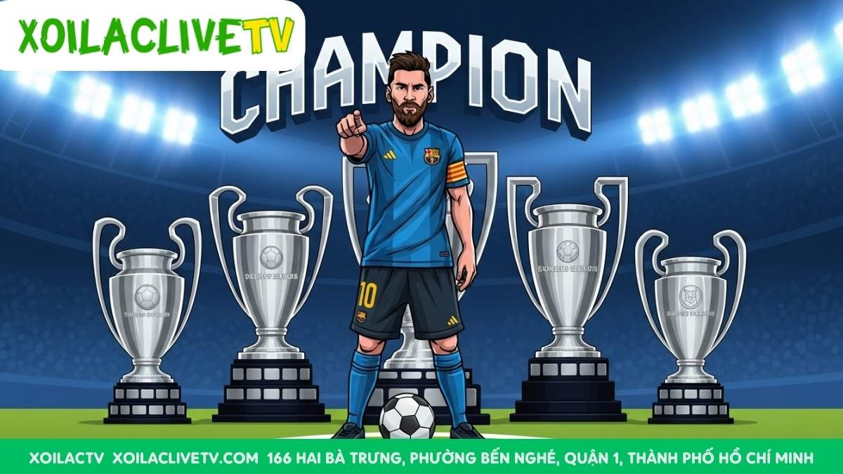 Giọt nước mắt của vinh quang: Messi và sự nghiệp quốc tế viên mãn với những chiếc cúp lịch sử cho Argentina.