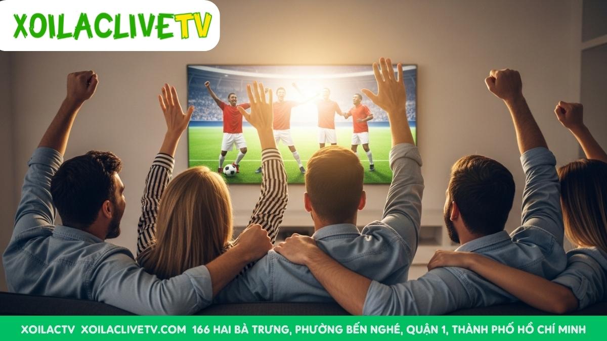 Trận đấu thêm phần kịch tính và ý nghĩa khi có những người bạn đồng hành, cùng nhau hò reo, ăn mừng.