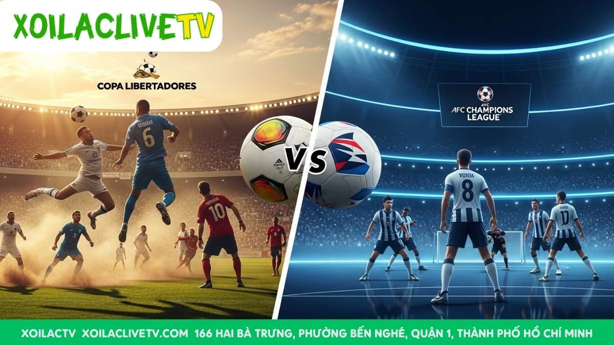 Hai nền văn hóa, một niềm đam mê. Copa Libertadores và AFC Champions League - hai trường phái bóng đá khác biệt, nhưng cùng chung một khao khát chinh phục đỉnh cao.