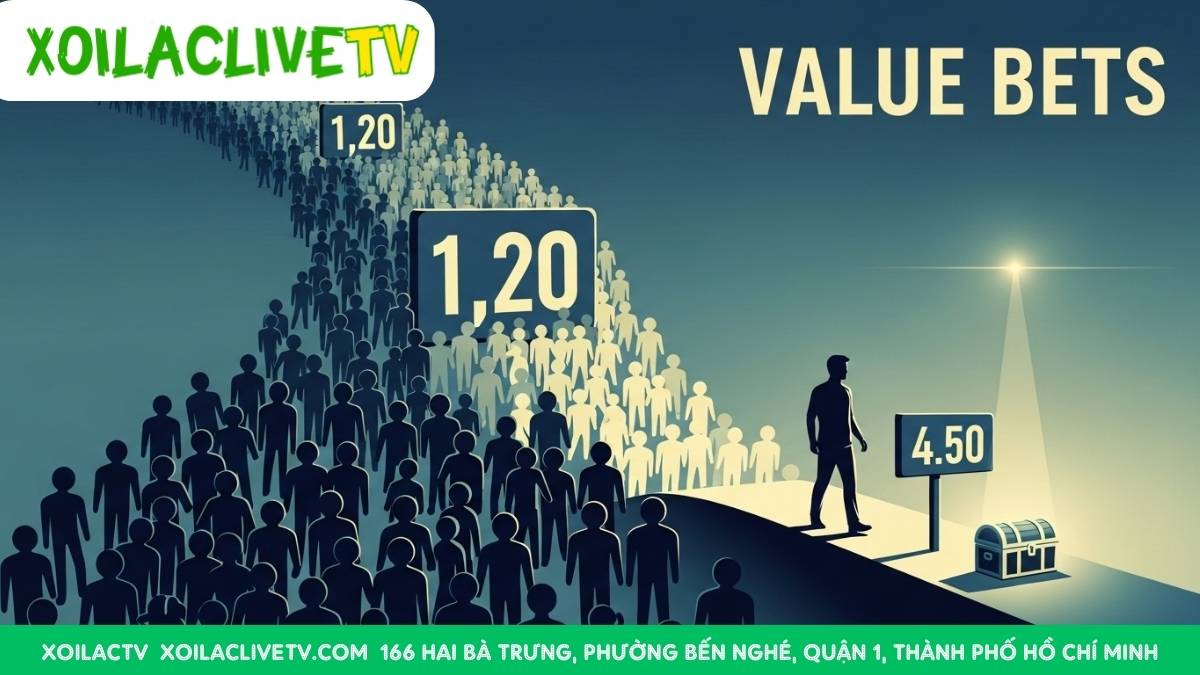 Kèo có giá trị (Value Bet) đôi khi không phải là kèo được số đông ưa chuộng, nhưng lại mang đến lợi nhuận hấp dẫn.