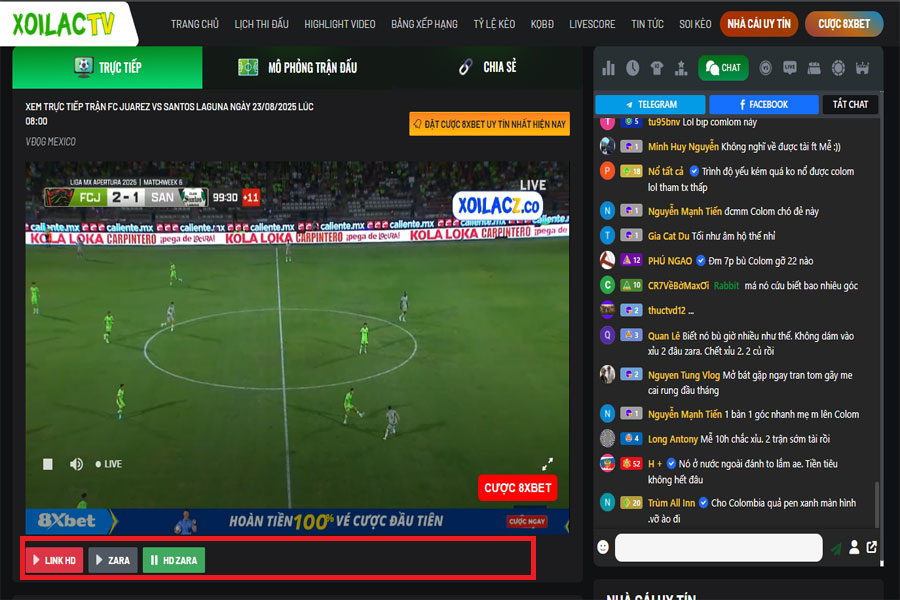 Giao tiếp Xôi Lạc TV trên máy tính