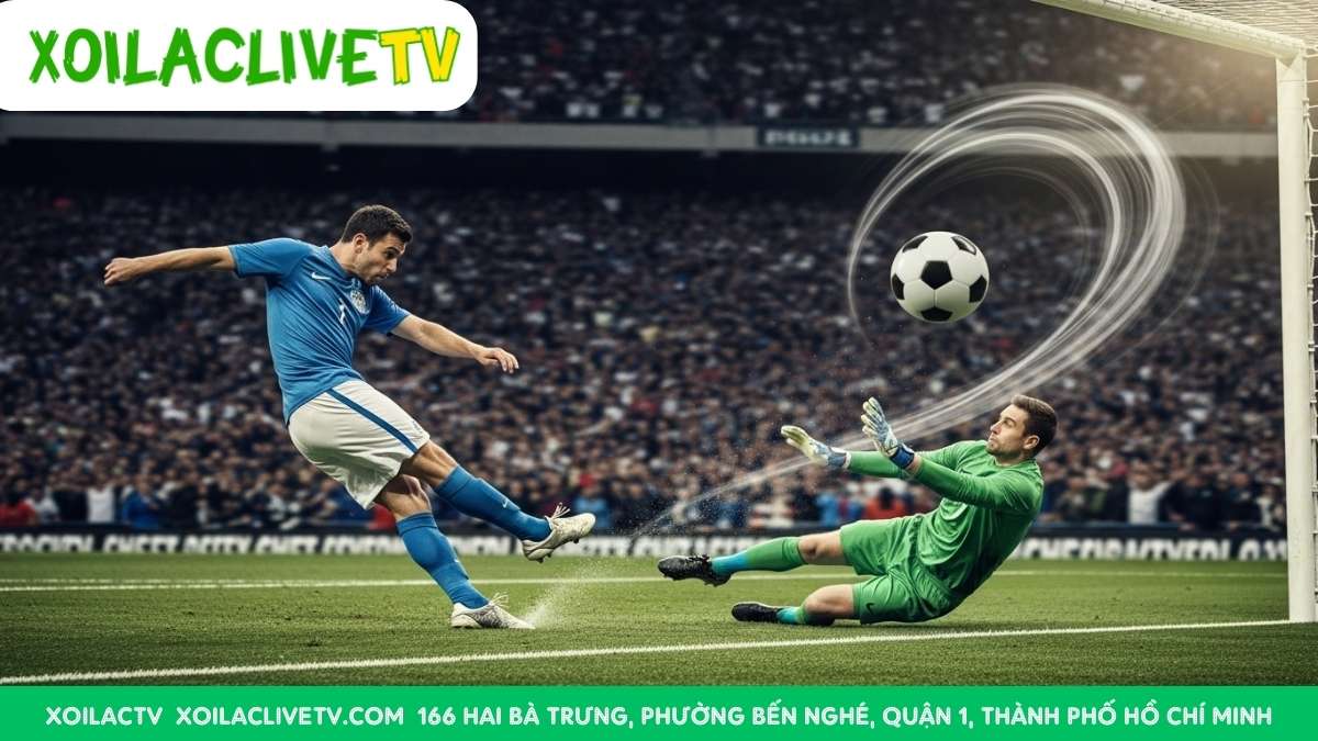 Tự do từ một cú đá. Phạt trực tiếp là cơ hội vàng để người hùng ghi dấu tên mình.