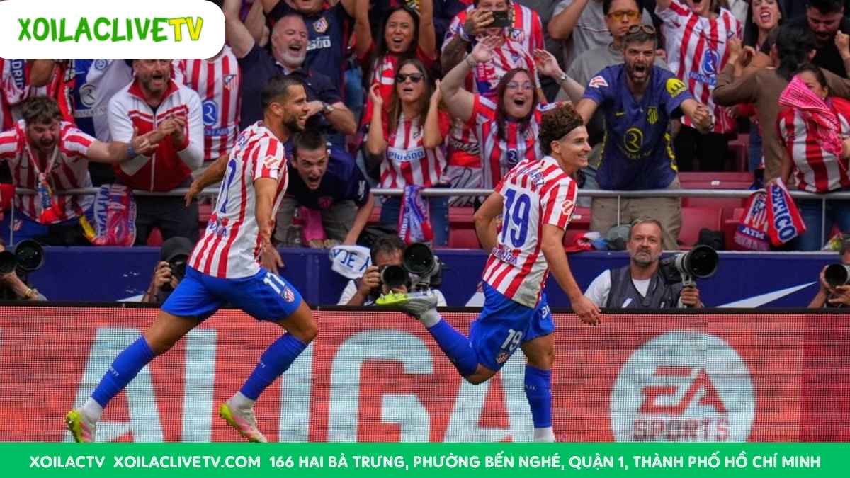 "El Cholo" Diego Simeone cùng Metropolitano rực lửa. Đây chính là điểm tựa vững chắc nhất của Atlético Madrid trong mọi trận đấu.