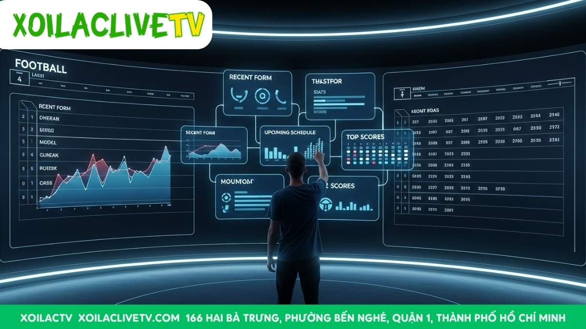 Không chỉ là thứ hạng. Một cú nhấp chuột vào bất kỳ đội bóng nào sẽ mở ra cả một thế giới dữ liệu: phong độ, lịch thi đấu, kết quả đối đầu và hơn thế nữa.