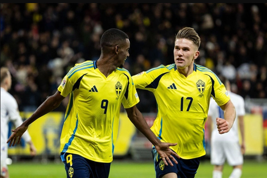 Bộ đôi sát thủ Alexander Isak và Viktor Gyokeres của Thụy Điển