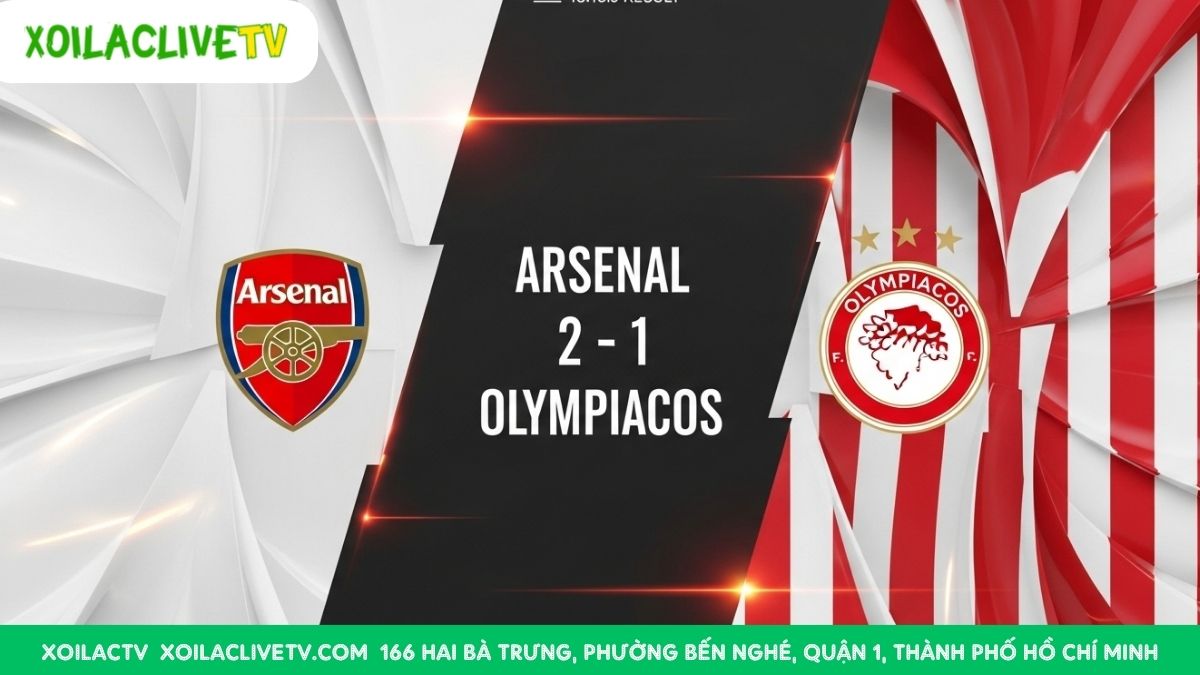 Dự đoán tỷ số Arsenal vs Olympiacos: Chuyên gia tin Pháo thủ sẽ phá dớp và giành chiến thắng sát nút.