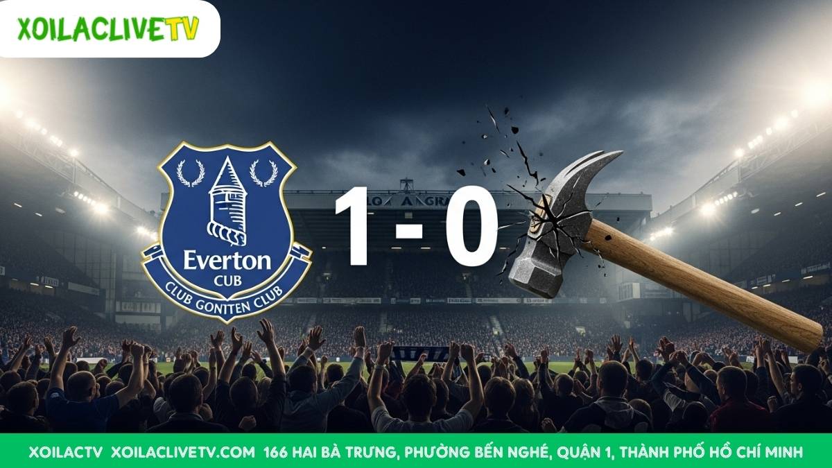 Dự đoán của Xoilac TV: "Búa tạ" sẽ bị bẻ cong tại Goodison Park. Một chiến thắng tối thiểu 1-0 là đủ để Everton giành trọn 3 điểm quý giá.