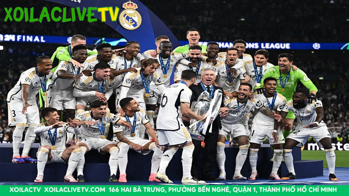 Real Madrid là đội bóng giàu thành tích nhất Champions League