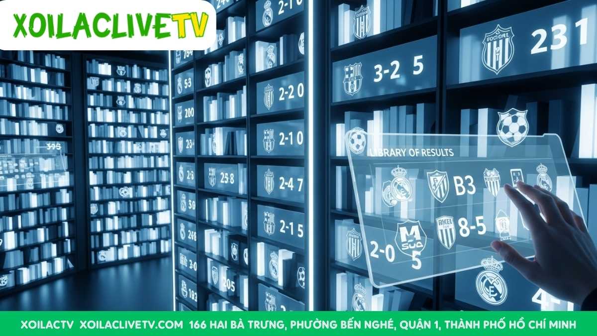 Từ trận kinh điển hôm qua đến lịch sử đối đầu nhiều năm trước. Dễ dàng tra cứu và xem lại kết quả của bất kỳ trận đấu nào bạn quan tâm với kho dữ liệu khổng lồ từ Xoilac TV.