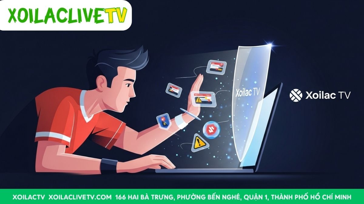 Trải nghiệm của bạn, sự an toàn của bạn. Xoilac TV không kiểm soát quảng cáo hay nội dung trên các trang web của bên thứ ba. Hãy là một người hâm mộ thông thái và tự bảo vệ mình trên không gian mạng.