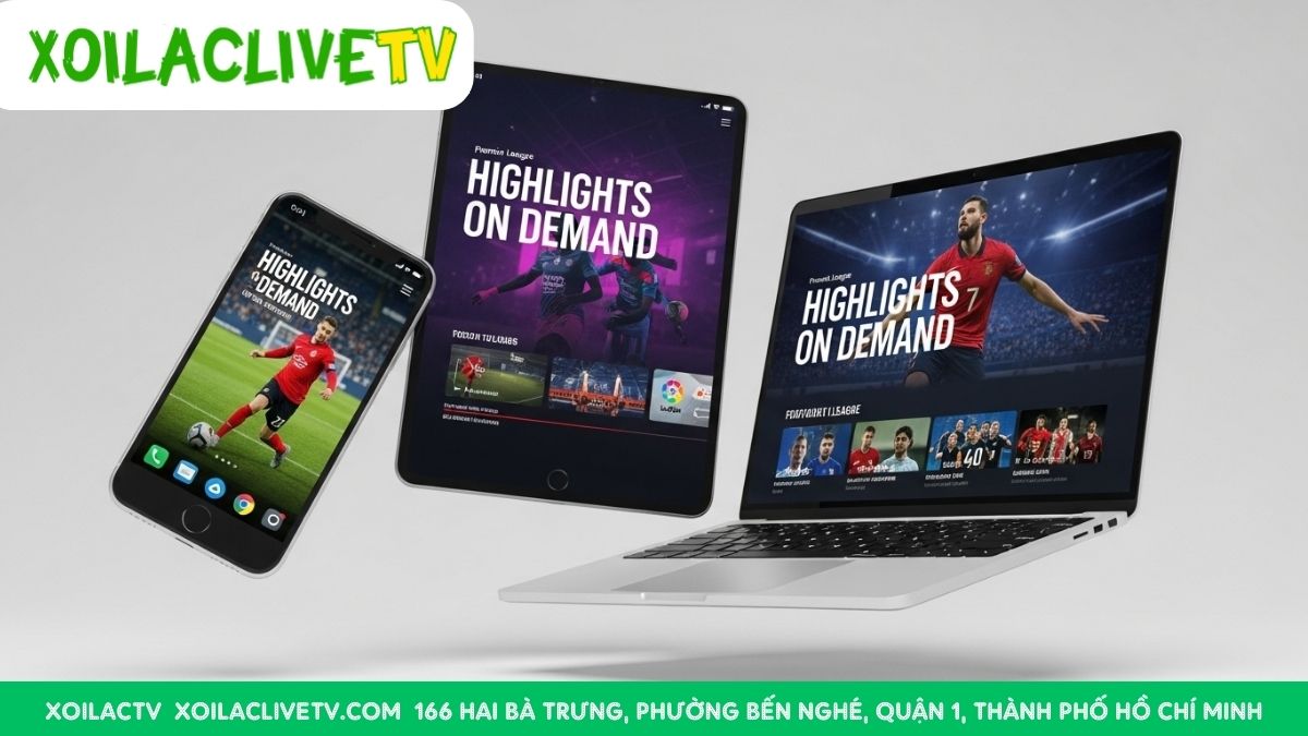 Dù bạn ở đâu, dùng thiết bị gì, kho highlight đồ sộ từ mọi giải đấu hàng đầu luôn sẵn sàng để bạn khám phá. Xem ngay trên điện thoại, máy tính hoặc Smart TV!