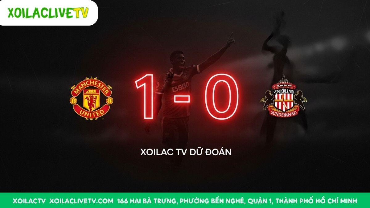 Dự đoán của Xoilac TV: Một chiến thắng tối thiểu đầy vất vả cho Quỷ Đỏ trên sân nhà.