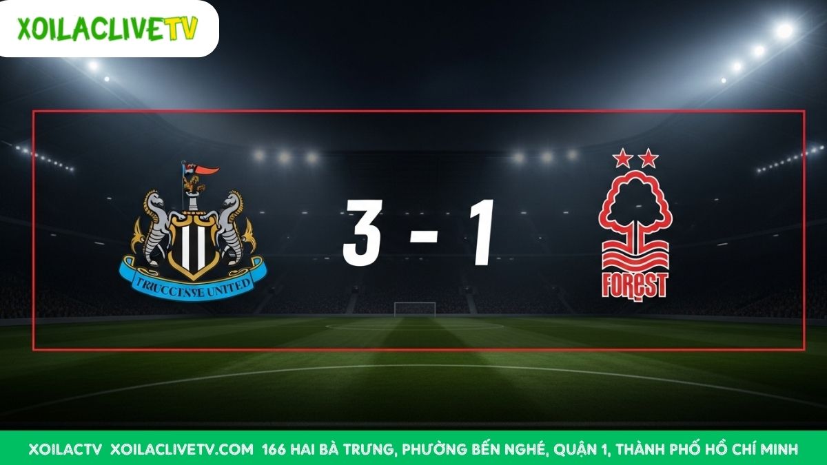 Dự đoán tỷ số từ Xoilac TV: Với lợi thế sân nhà và phong độ vượt trội, Newcastle được tin tưởng sẽ giành chiến thắng 3-1.