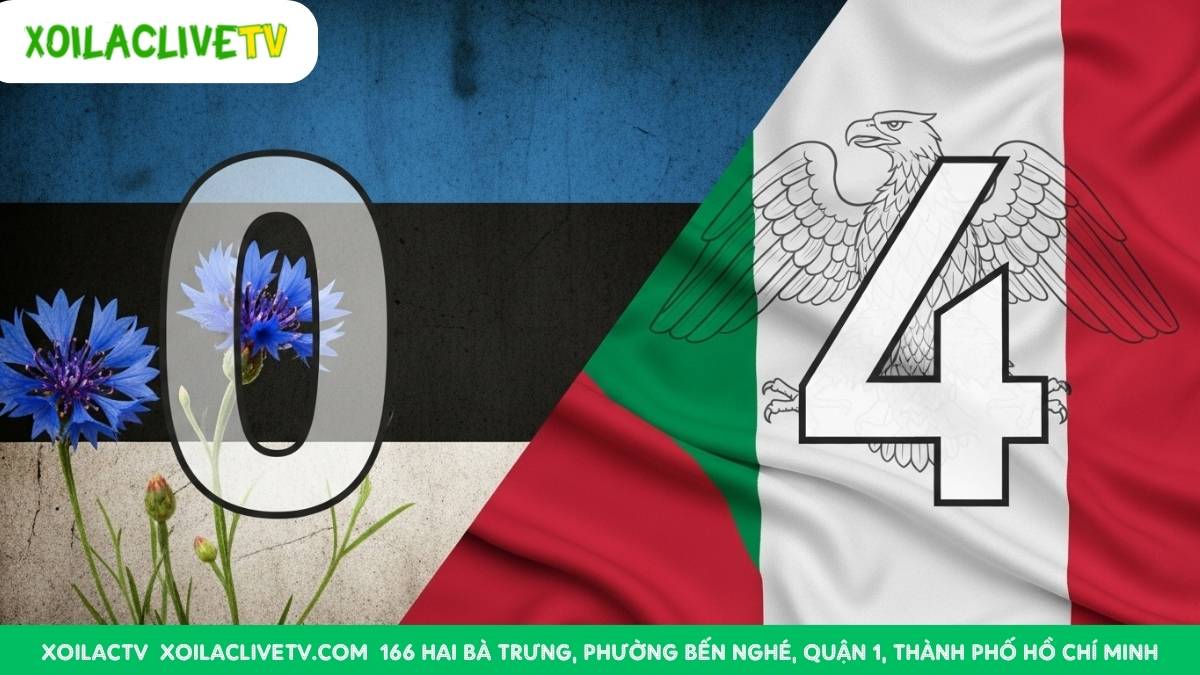 Dự đoán tỷ số Estonia 0-4 Italy: Sức mạnh của Azzurri được dự báo sẽ hoàn toàn áp đảo đội chủ nhà. Một chiến thắng đậm là điều đã được định trước?
