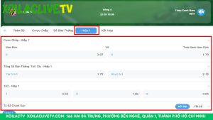 Kèo hiệp 1 – Cách đặt cược và ưu điểm